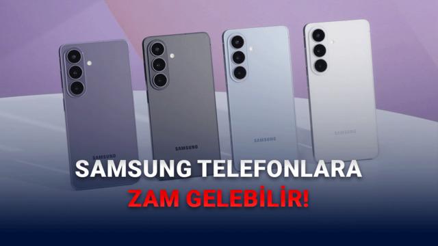 Samsung Galaxy Modellerine Bellek Maliyeti Kaynaklı Zam Gelebilir
