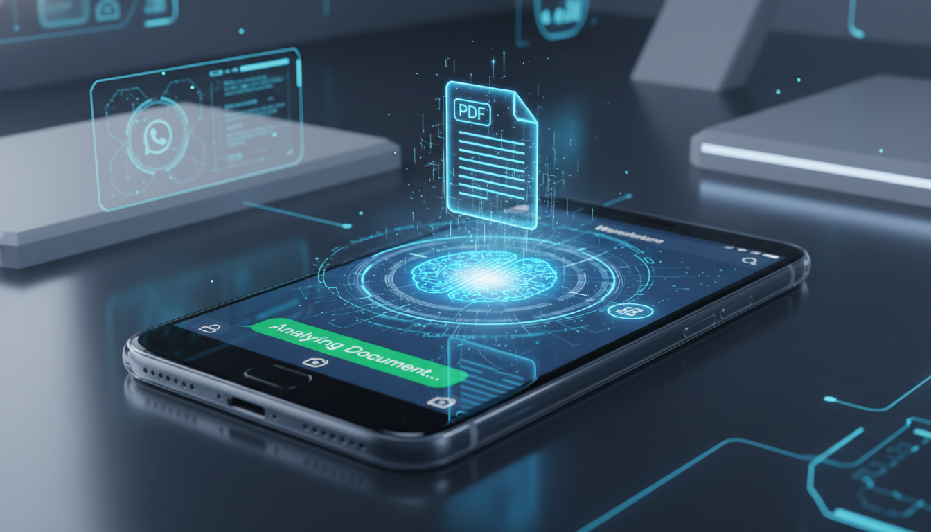 WhatsApp'taki Meta AI Artık iOS Kullanıcıları İçin Belge Analizi Yapabiliyor