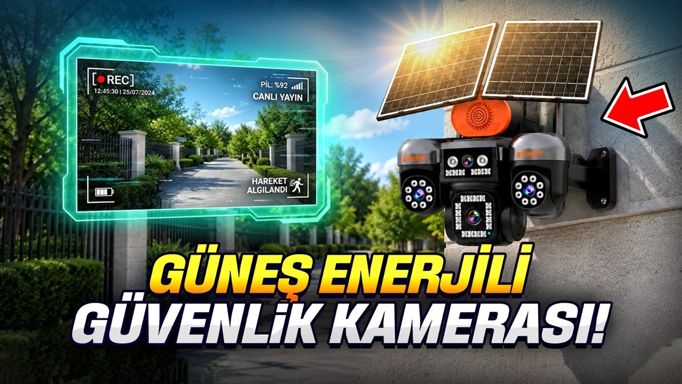 Güneş Enerjili ve SIM Kartlı Yeni Nesil Güvenlik Kameraları Yaygınlaşıyor