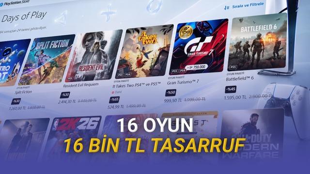 PlayStation Store'da 'Days of Play' İndirimleri Başladı: Öne Çıkan Fırsatlar