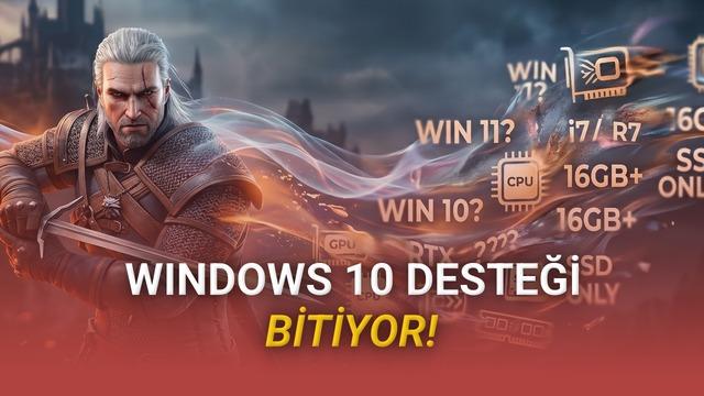 The Witcher 3 ve Cyberpunk 2077'nin Sistem Gereksinimleri Güncellendi: Windows 11 ve SSD Zorunlu
