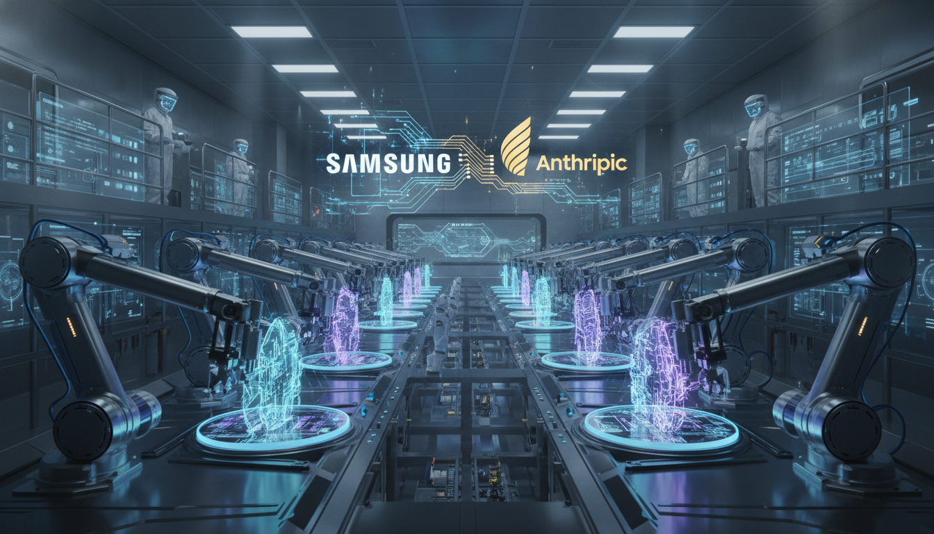 Samsung, Yapay Zeka Devi Anthropic İçin Çip Üretmeye Hazırlanıyor