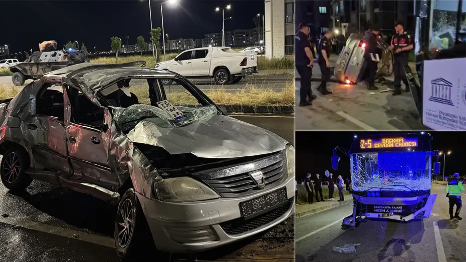 Diyarbakır'da Feci Kaza: Belediye Otobüsü ile Otomobil Çarpıştı, 2 Ölü