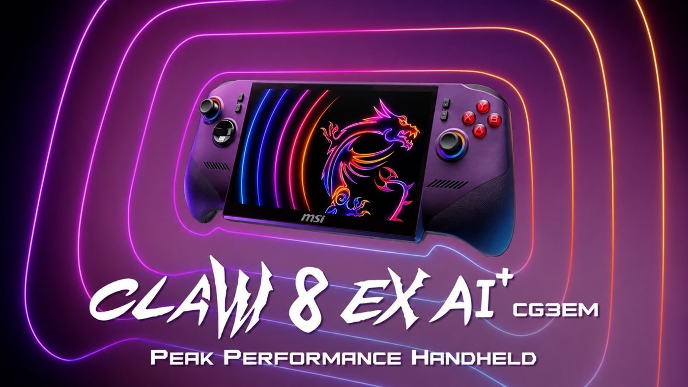MSI Claw 8 EX AI+ Tanıtıldı: Intel Panther Lake ve Arc G3 Extreme Gücü