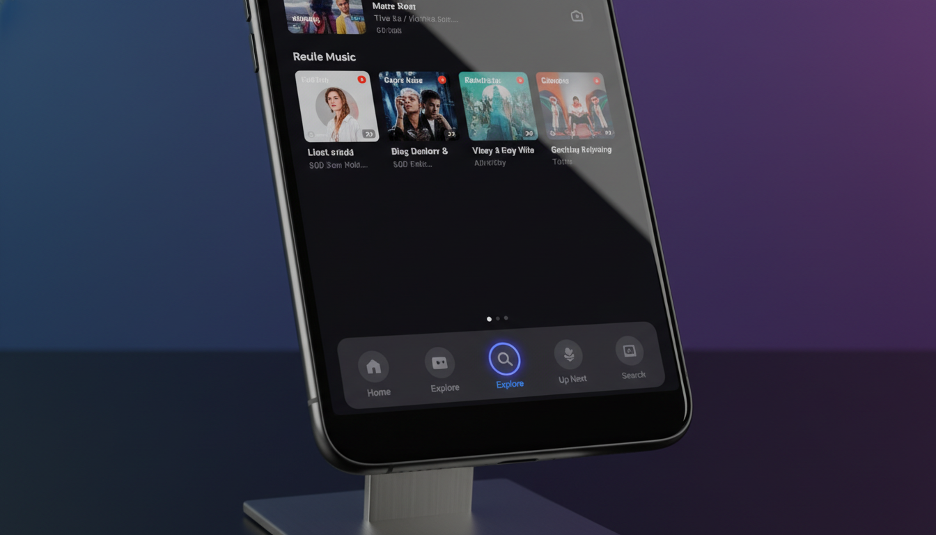 YouTube Music Arayüzü Yenilendi: Arama Sekmesi Alt Çubuğa Taşındı