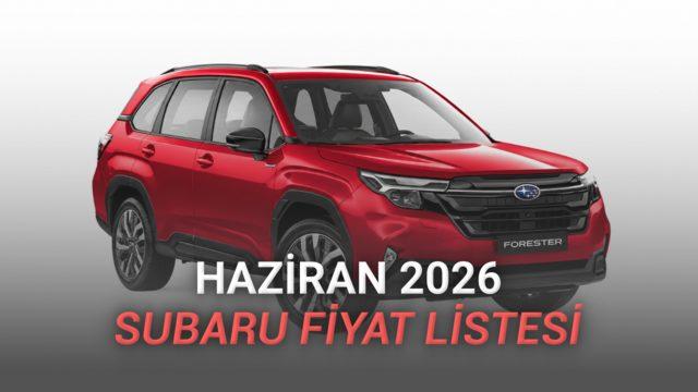 Subaru Haziran 2026 Fiyat Listesi Belli Oldu: Elektrikli Solterra ve e-BOXER Modelleri