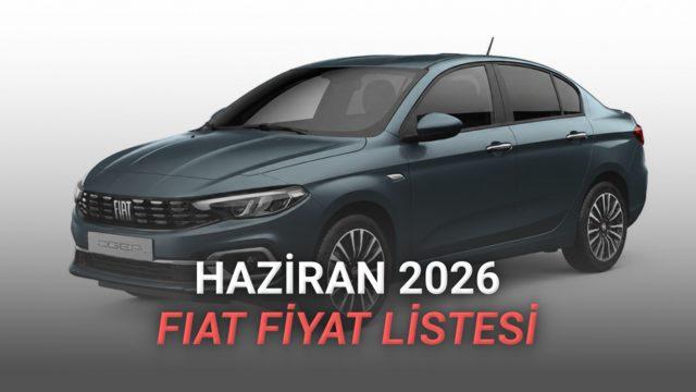 Fiat Haziran 2026 Fiyat Listesi Açıklandı: Egea'ya Veda İndirimi ve Elektrikli Modeller