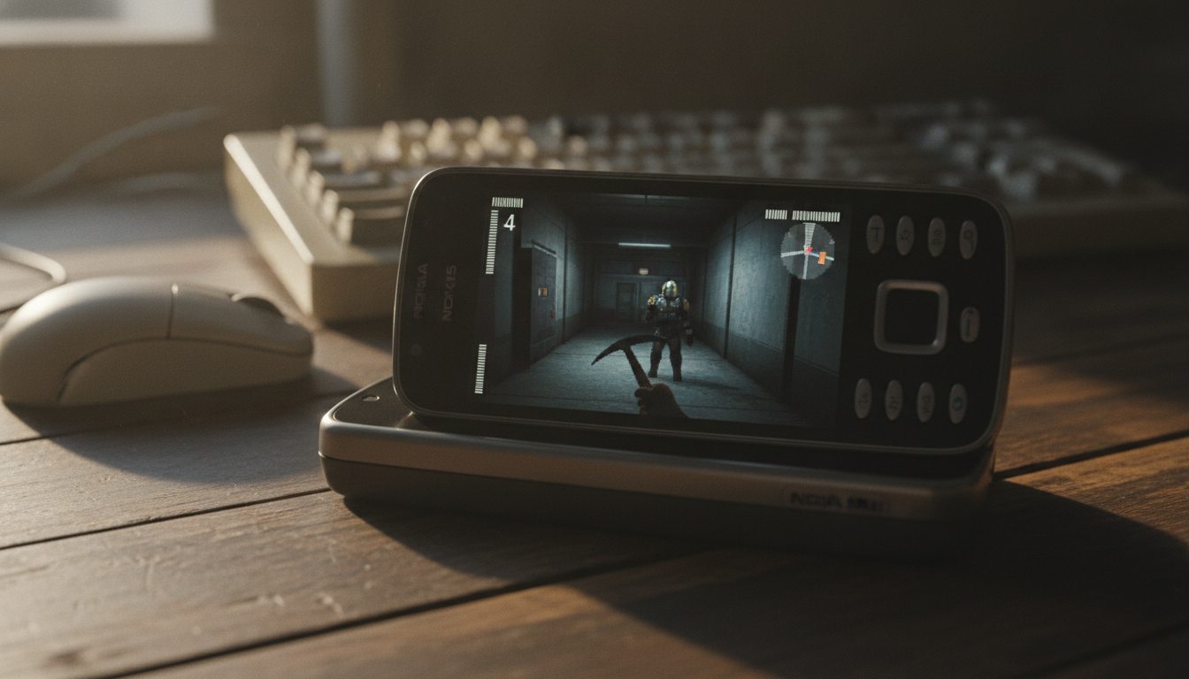 2007 Model Nokia N95'te Half-Life'ı 30 FPS'te Çalıştırmayı Başardılar