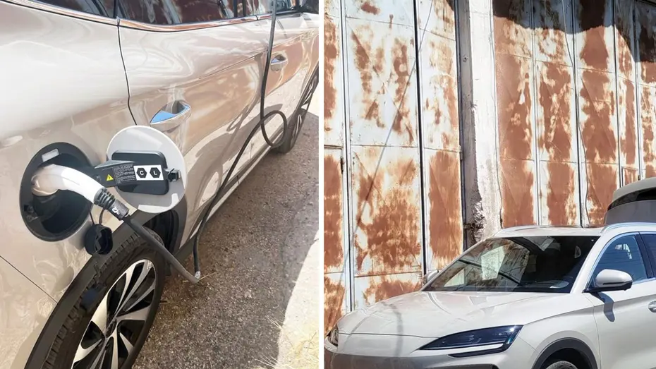 Şanlıurfa'da Şaşırtan Olay: Kaçak Elektrik Hattıyla Elektrikli Otomobil Şarj Ettiler