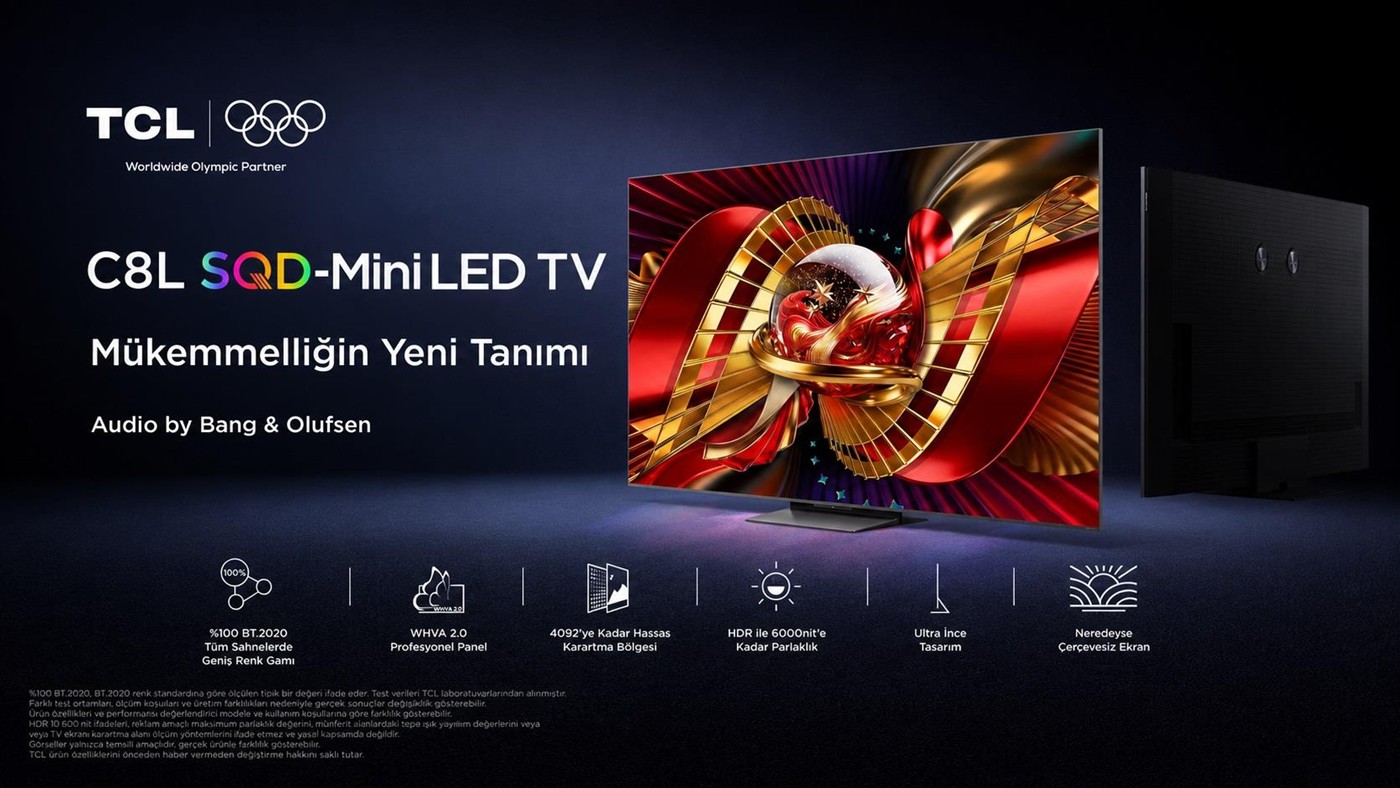 TCL, 2026 Model SQD-Mini LED Televizyon Serisini Türkiye'de Tanıttı