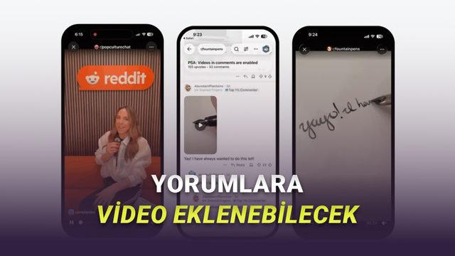 Reddit, Yorumlar Bölümüne Video Yükleme ve Paylaşma Özelliğini Ekledi