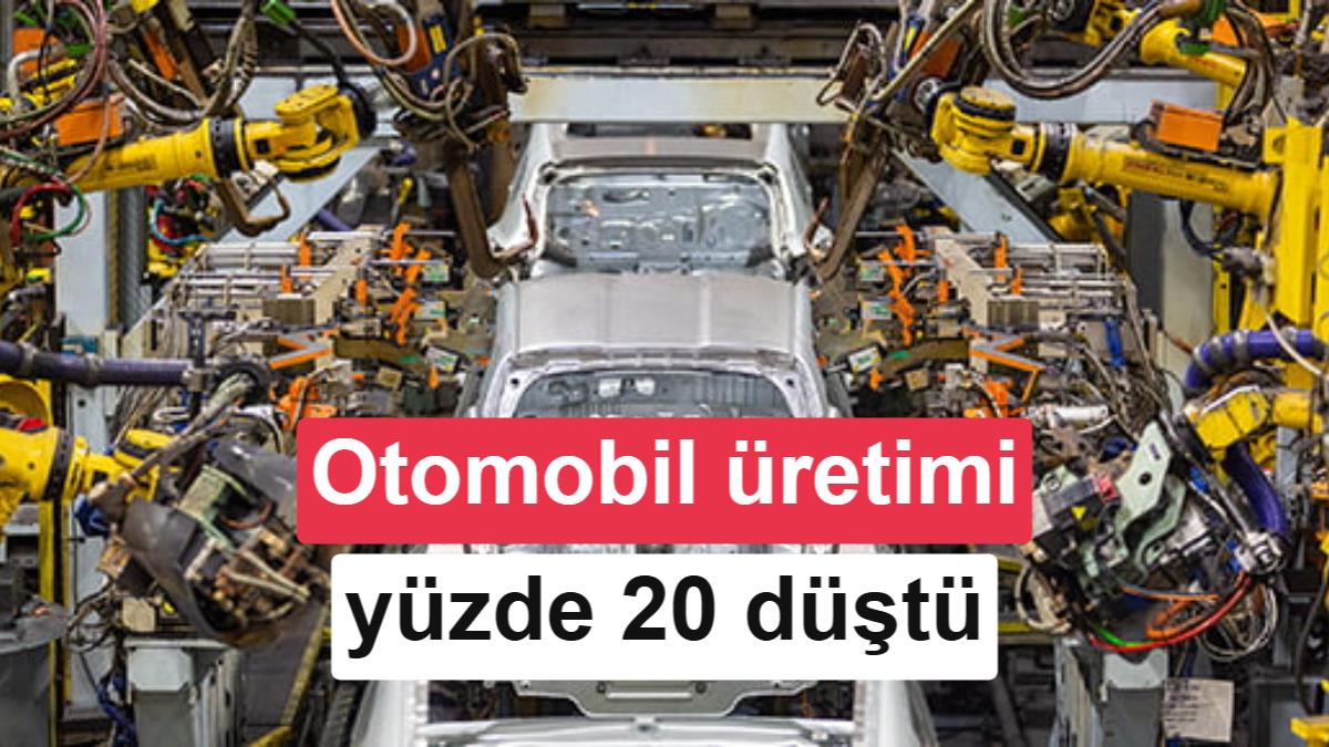 Türkiye'nin Otomobil Üretimi Yılın İlk Beş Ayında Yüzde 20 Düştü