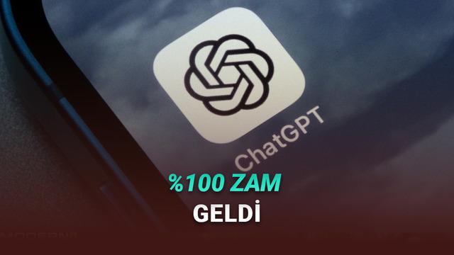 OpenAI, ChatGPT Plus'ın Türkiye'deki Mobil Abonelik Fiyatlarına %100'e Varan Zam Yaptı
