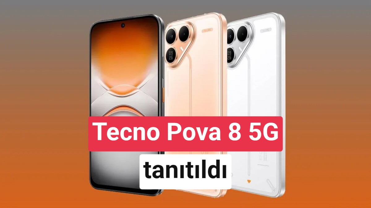 Tecno Pova 8 5G Tanıtıldı: 8000mAh Batarya ve LED Matris Ekran