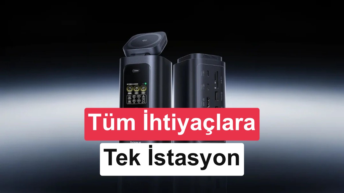 Baseus, 15 Cihazı Aynı Anda Bağlayabilen Spacemate RD1 Pro İstasyonunu Duyurdu