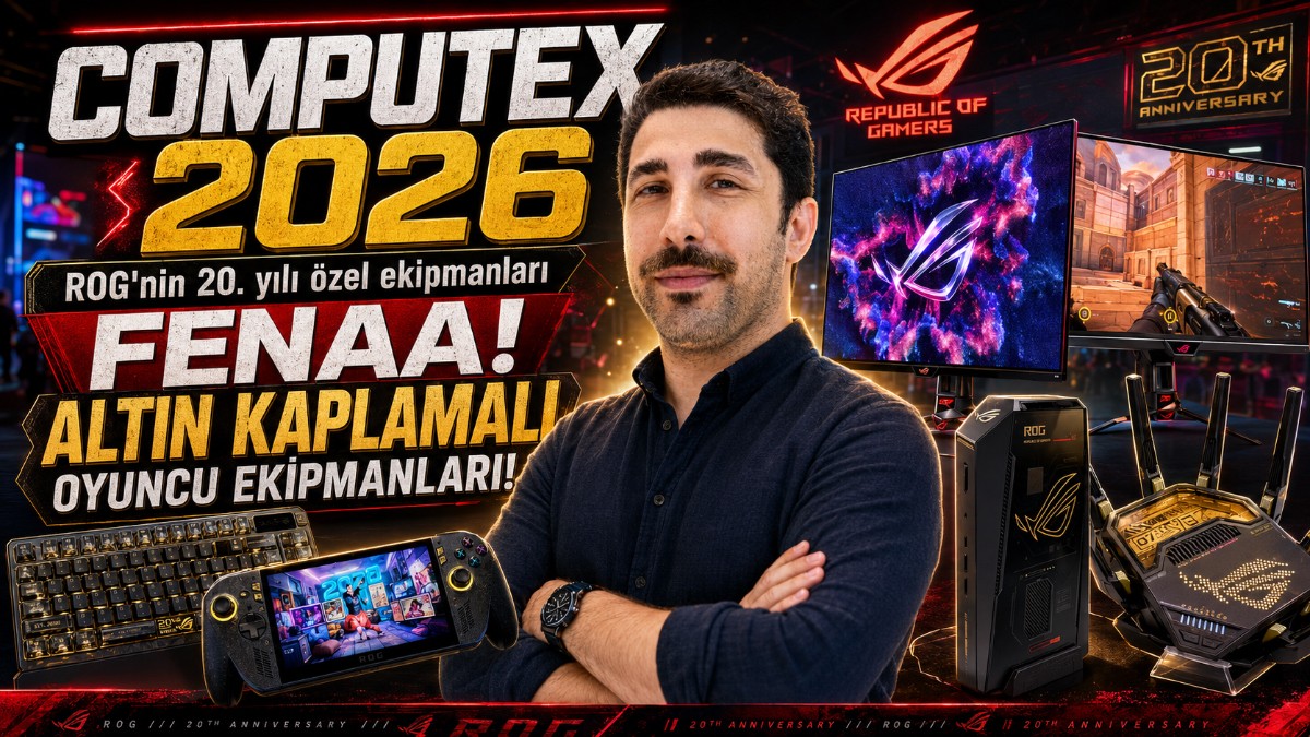 Asus ROG 20. Yıl Özel Koleksiyonu Computex'te Görücüye Çıktı