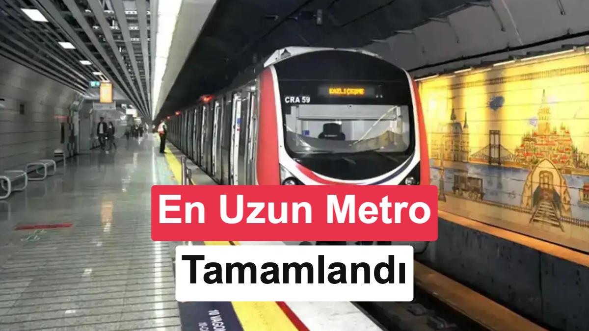 Türkiye'nin En Uzun ve En Hızlı Metro Hattı: Halkalı-Arnavutköy Etabı Açılıyor
