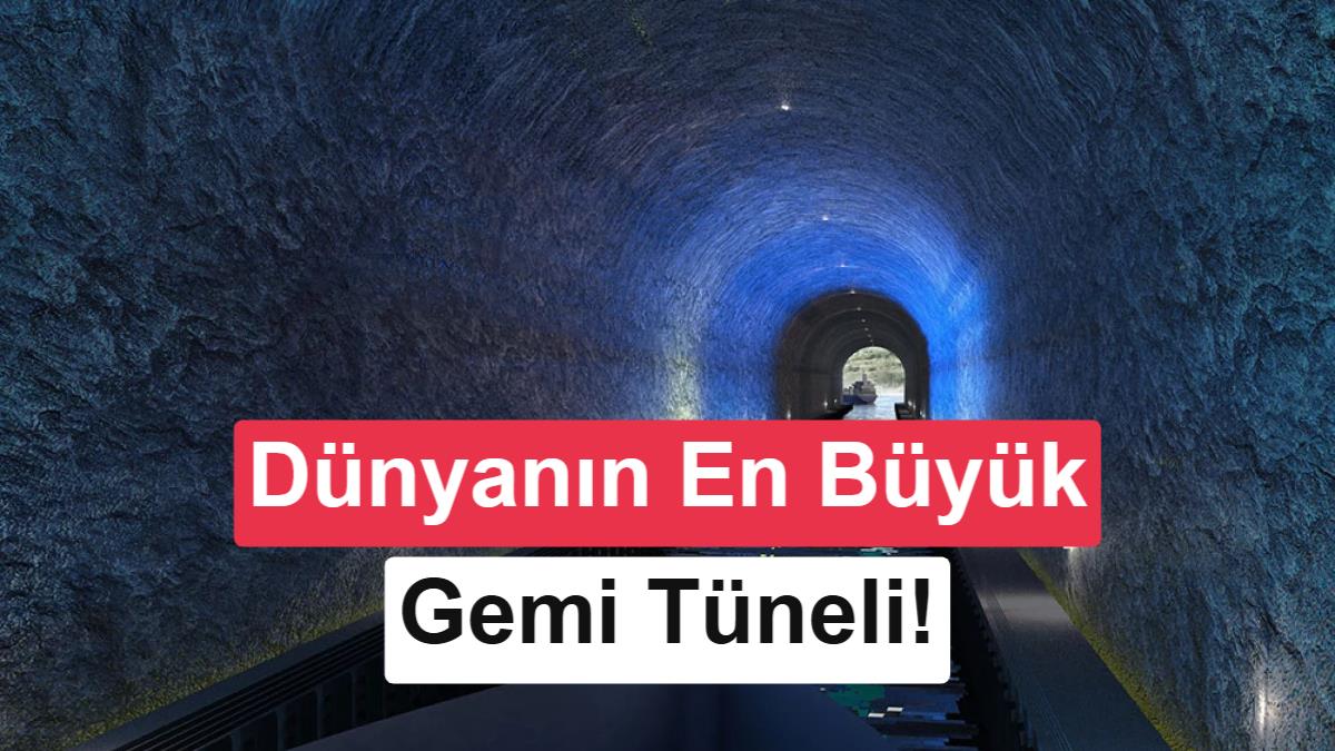 Norveç, Dünyanın İlk Tam Ölçekli Gemi Tüneli İçin Düğmeye Bastı