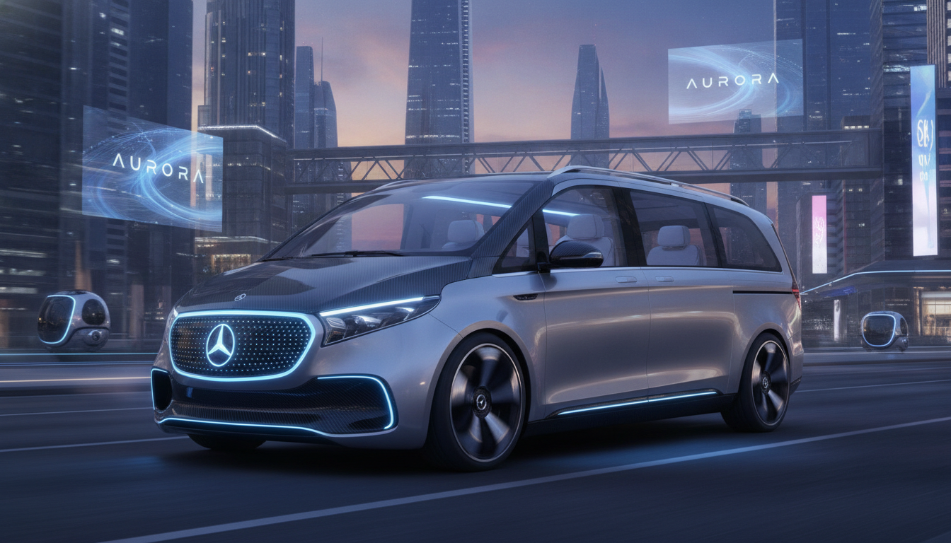 Mercedes-Benz VLE 2028: 31 İnç 8K Ekranlı Elektrikli Lüks Minivan