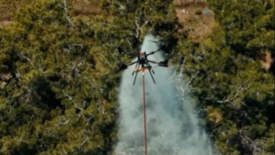 OGM'nin Yeni Nesil Yangın Söndürme Drone Sistemi Adana'da Başarıyla Test Edildi