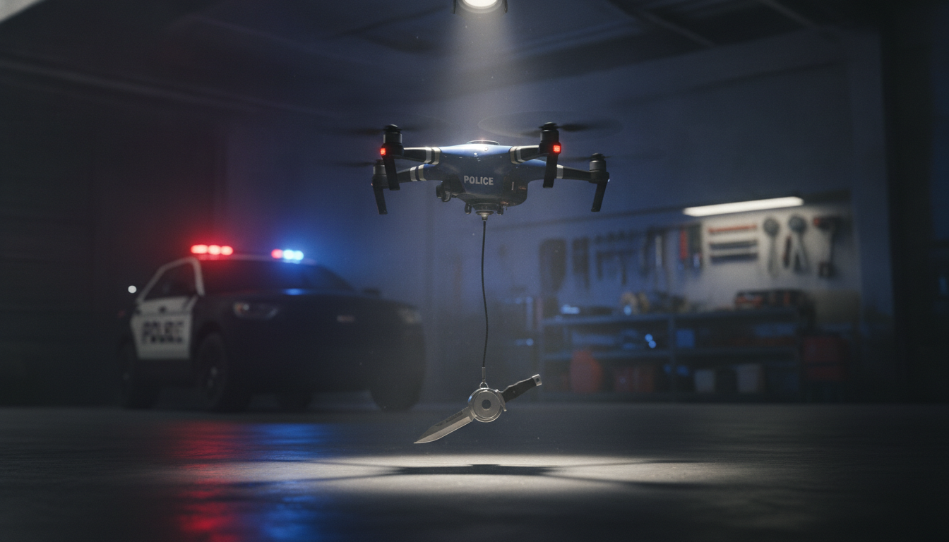 ABD'de Bir İlk: Polis, Drone ve Mıknatıs Kullanarak Şüpheliyi Silahsızlandırdı