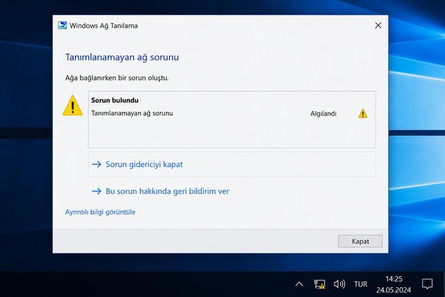 Windows 11'de Tanımlanamayan Ağ Sorunu Neden Olur ve Nasıl Çözülür?