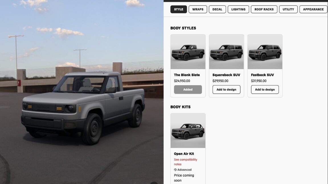 Slate Auto'nun 25 Bin Dolarlık Elektrikli Pickup Modeli Satışa Çıktı