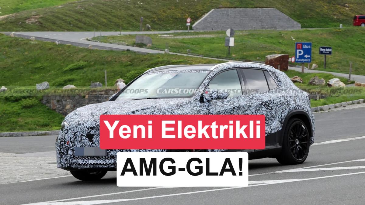 Mercedes-AMG'nin Yeni Elektrikli GLA Modeli Avrupa'da Sızdırıldı