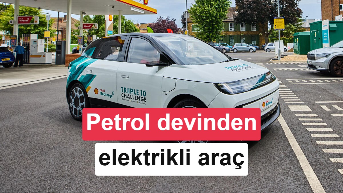Petrol devi Shell'den 10 dakikada şarj olan elektrikli otomobil konsepti: Triple 10