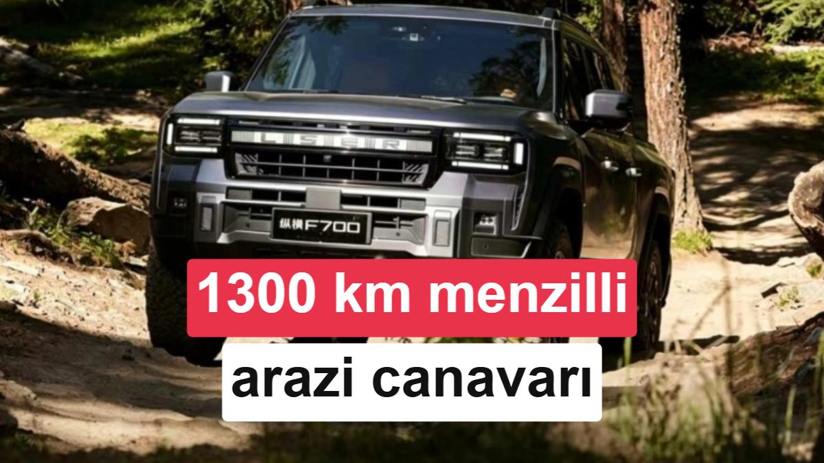 Chery'nin Yeni Hibrit Pickup Modeli Jetour Zongheng F700 Tanıtıldı: 1300 Km Menzil