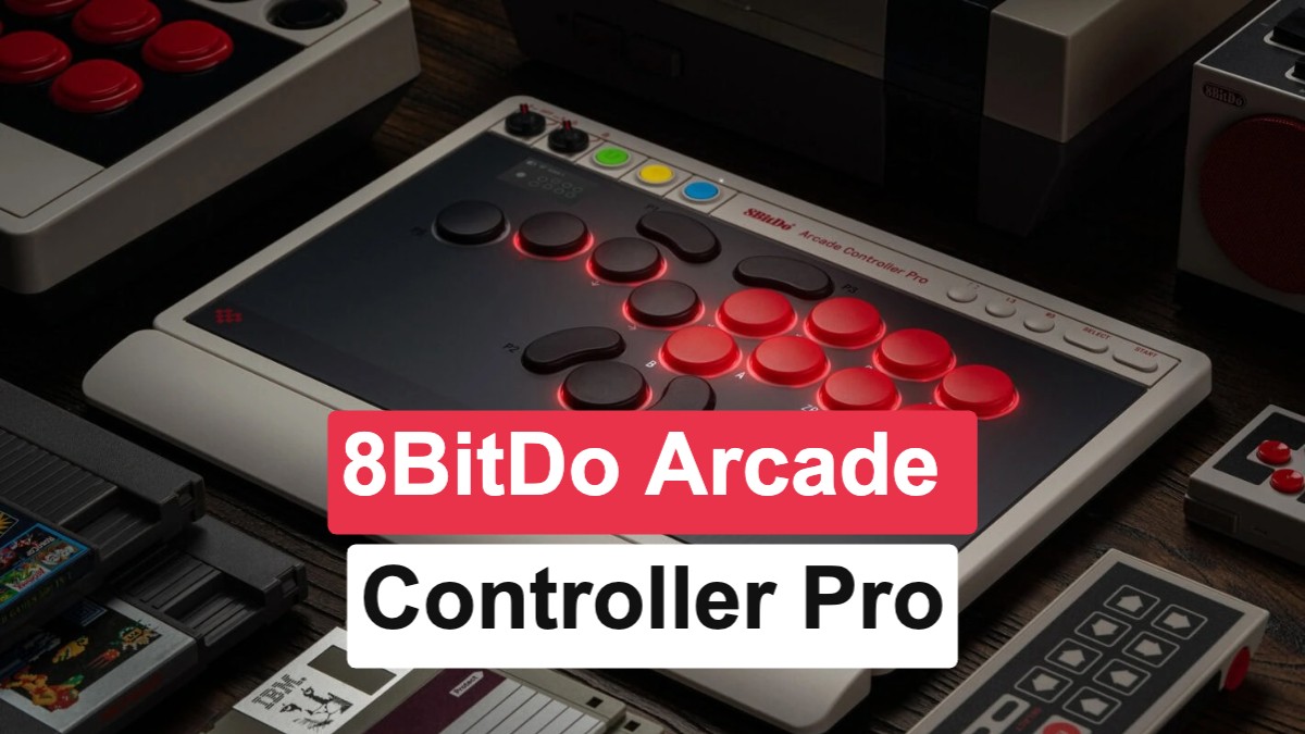 8BitDo'dan Profesyonel Oyunculara Özel Dövüş Kontrolcüsü: Arcade Controller Pro