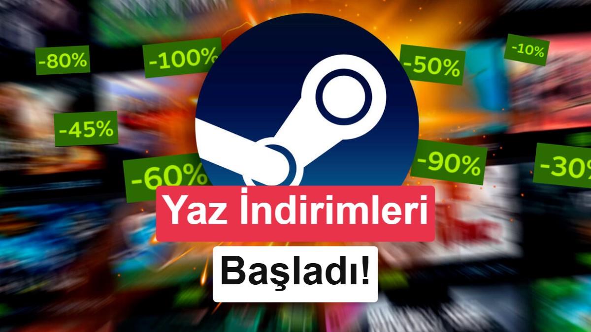 Steam Yaz İndirimleri Başladı: Popüler Oyunlarda Yüzde 95'e Varan Fırsatlar