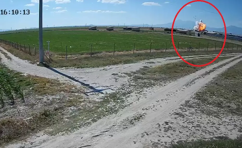 Niğde'deki Havai Fişek Fabrikası Patlamasının Görüntüleri Ortaya Çıktı
