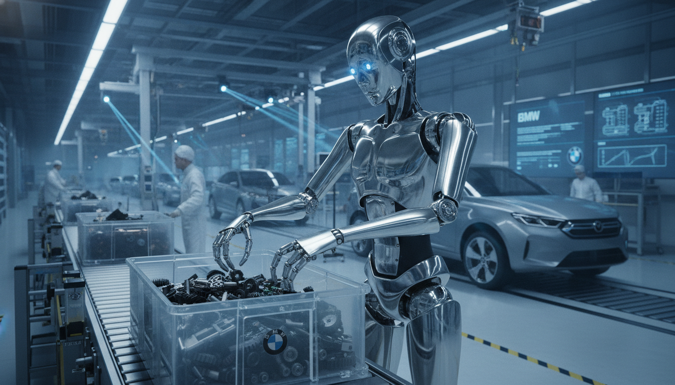 BMW Üretim Hattında Yeni Dönem: İnsansı Robot Figure 03 Lojistik Görevlerine Başladı