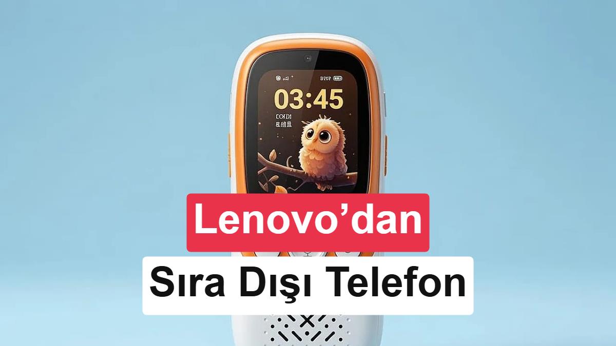 Lenovo, Öğrenciler İçin Sosyal Medyasız ve Yapay Zeka Destekli AI Student Phone'u Tanıttı