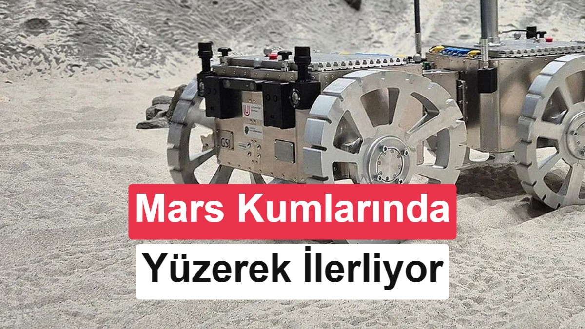 Çöl Kertenkelesinden İlham Alındı: Mars İçin Kumda Yüzen Keşif Aracı Geliştirildi