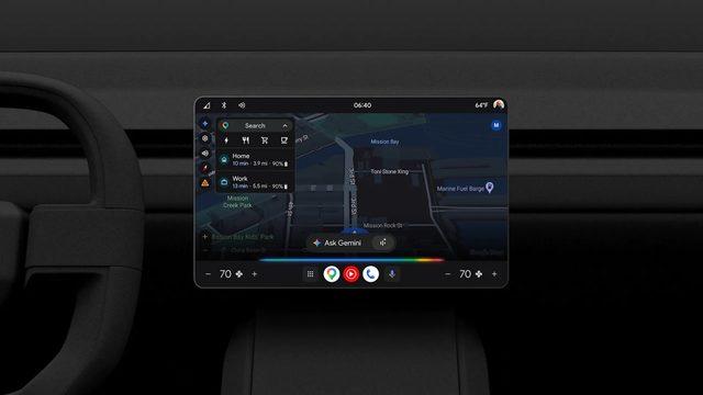 Google Gemini, Otomobillerin Ön Kamerasına Entegre Edilerek Çevreyi Analiz Edecek