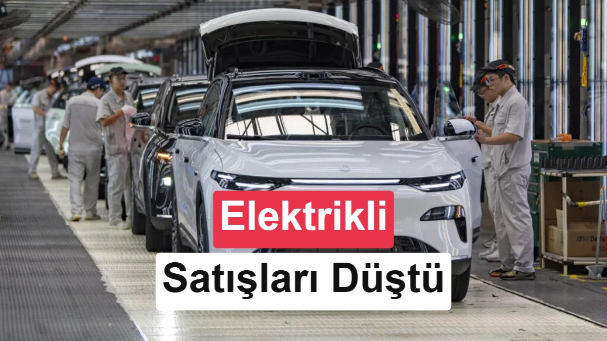 Çin'de Elektrikli Araç Satışları %13 Düştü: Üreticiler İhracata Yöneliyor