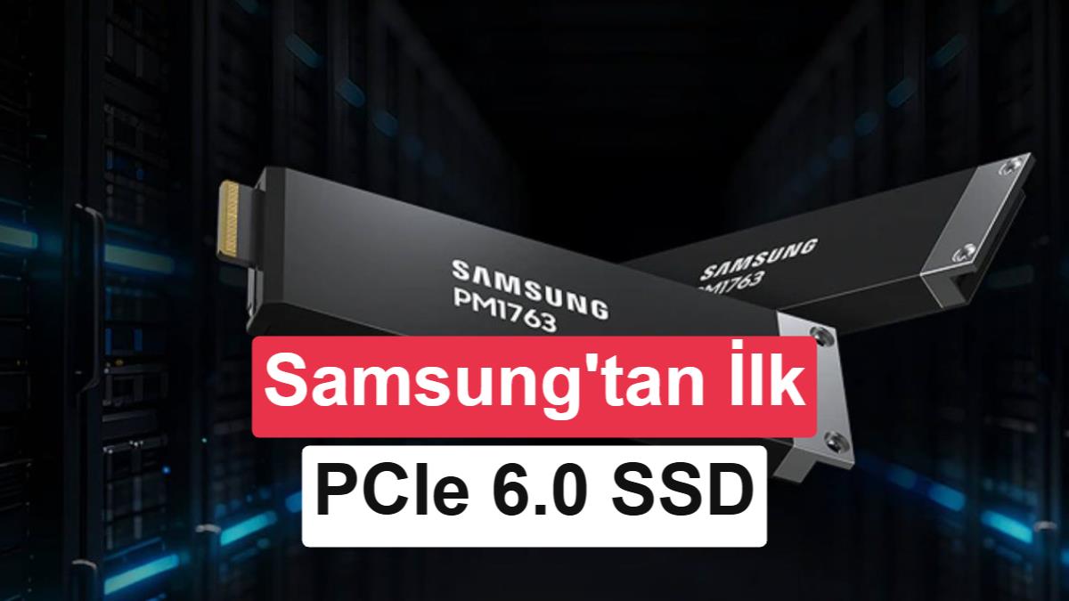 Samsung'dan Yapay Zeka Odaklı İlk PCIe 6.0 SSD: 28,4 GB/s Hız