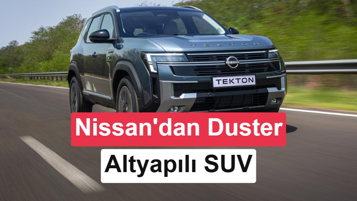 Nissan'ın Duster Altyapılı Yeni SUV Modeli Tekton Tanıtıldı: "Küçük Patrol"
