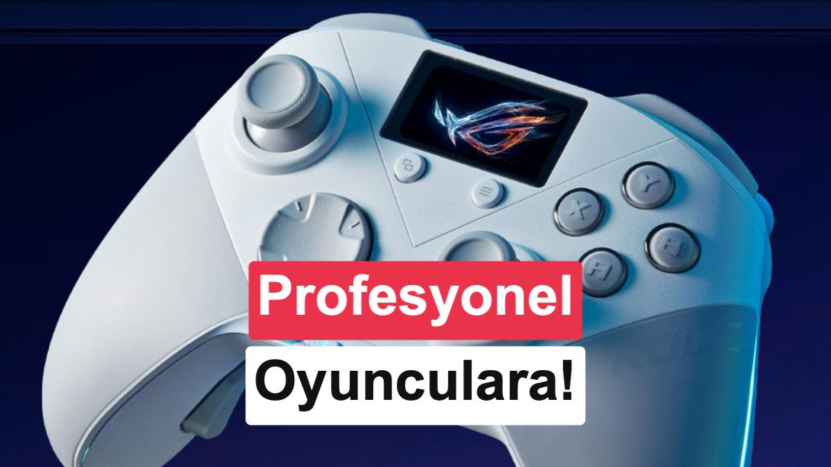 ASUS'tan Üst Düzey Oyuncu Kontrolcüsü: ROG Raikiri 2 Pro, 8000 Hz Polling Rate ile Geliyor