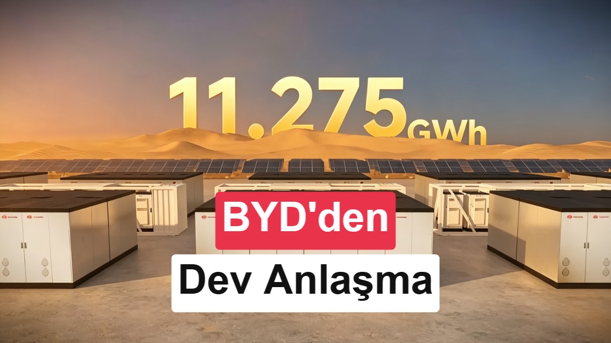 BYD'den Tarihi Anlaşma: BAE'deki Dev Güneş Enerjisi Projesine 11,3 GWh Batarya Sağlayacak