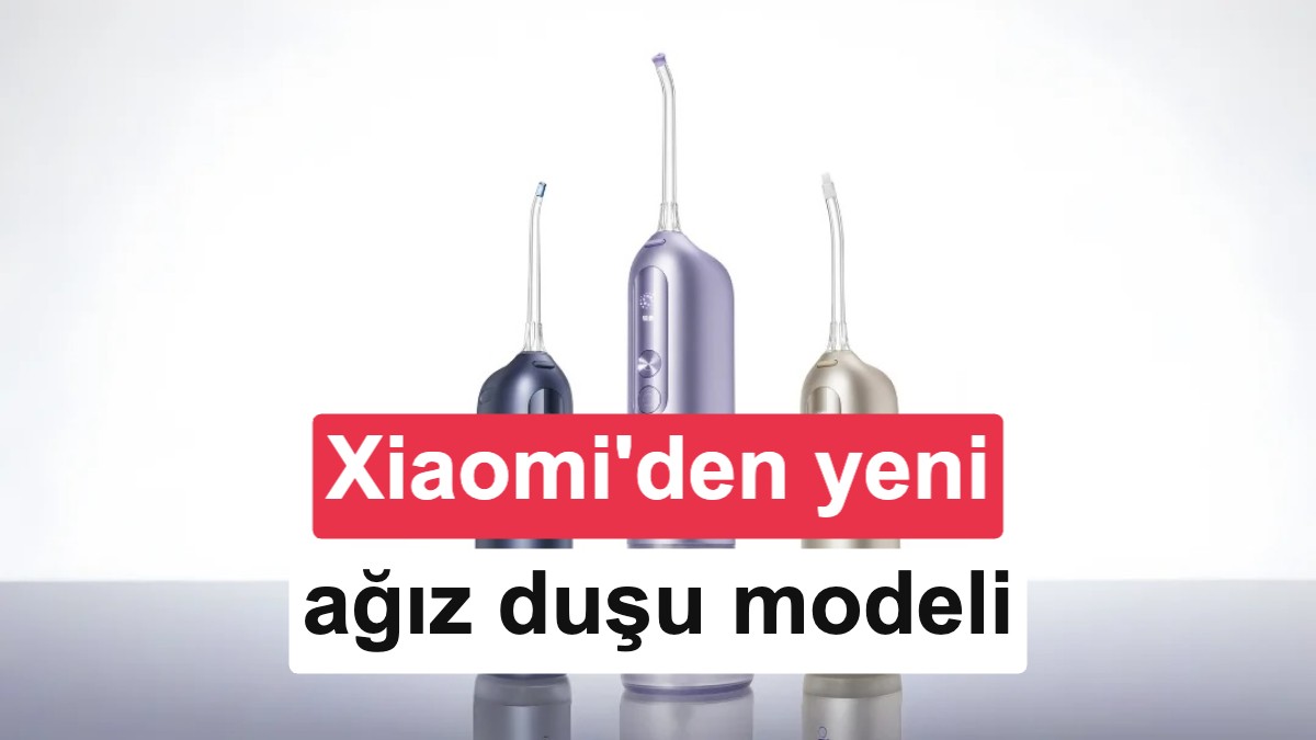 Xiaomi'den Çift Su Akışlı Yeni Akıllı Ağız Duşu: Mijia Smart Water Flosser Pro