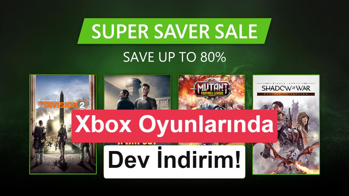 Xbox Store'da Dev İndirim Kampanyası: Popüler Oyunlarda %80'e Varan Fırsatlar