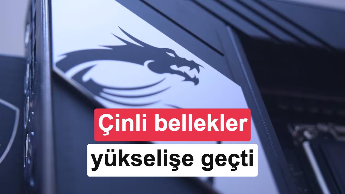 Çinli Bellek Üreticisi CXMT, DDR5 RAM Pazarında 8600MT/s Hızına Ulaştı