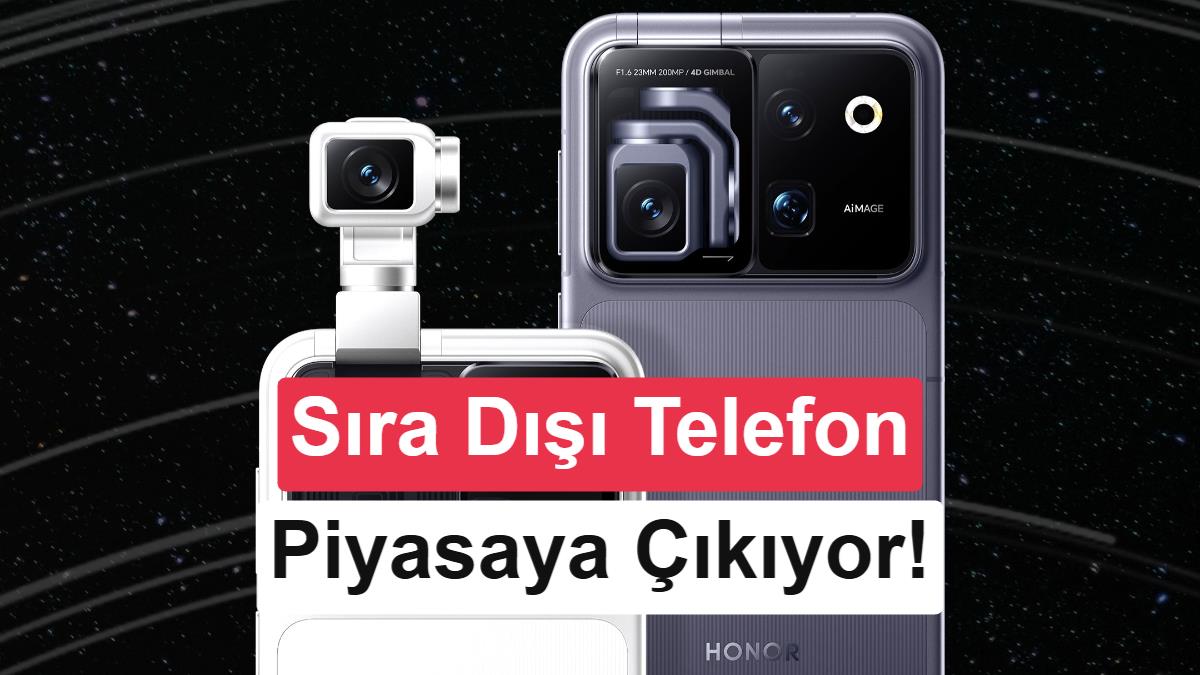 Honor'un Gimbal Kameralı 'Robot Phone' Modeli 18 Temmuz'da Tanıtılıyor