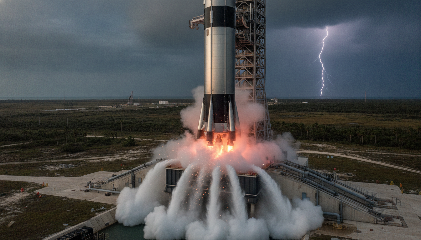 SpaceX, İkinci Starship V3 Fırlatmasını Ateşlemeden Hemen Sonra İptal Etti