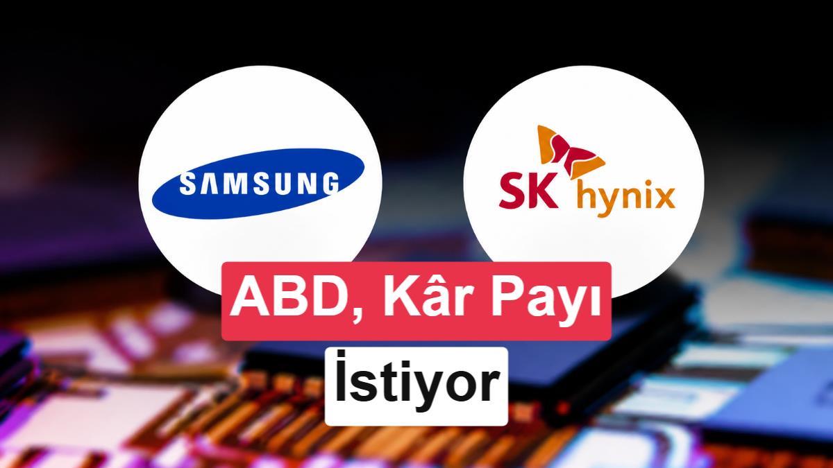 ABD'den Şaşırtıcı Talep: Samsung ve SK Hynix'in Yapay Zeka Çipi Kârından Pay İstiyor