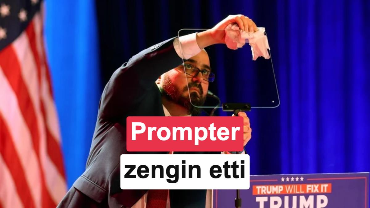 Donald Trump'ın Prompter Operatörü Tahmin Piyasalarında 100 Bin Dolar Kazandı