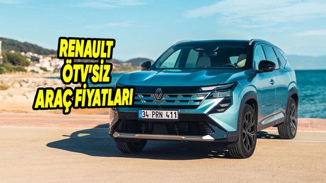 Renault 2026 ÖTV Muafiyetli Araç Fiyat Listesi ve Model İncelemesi